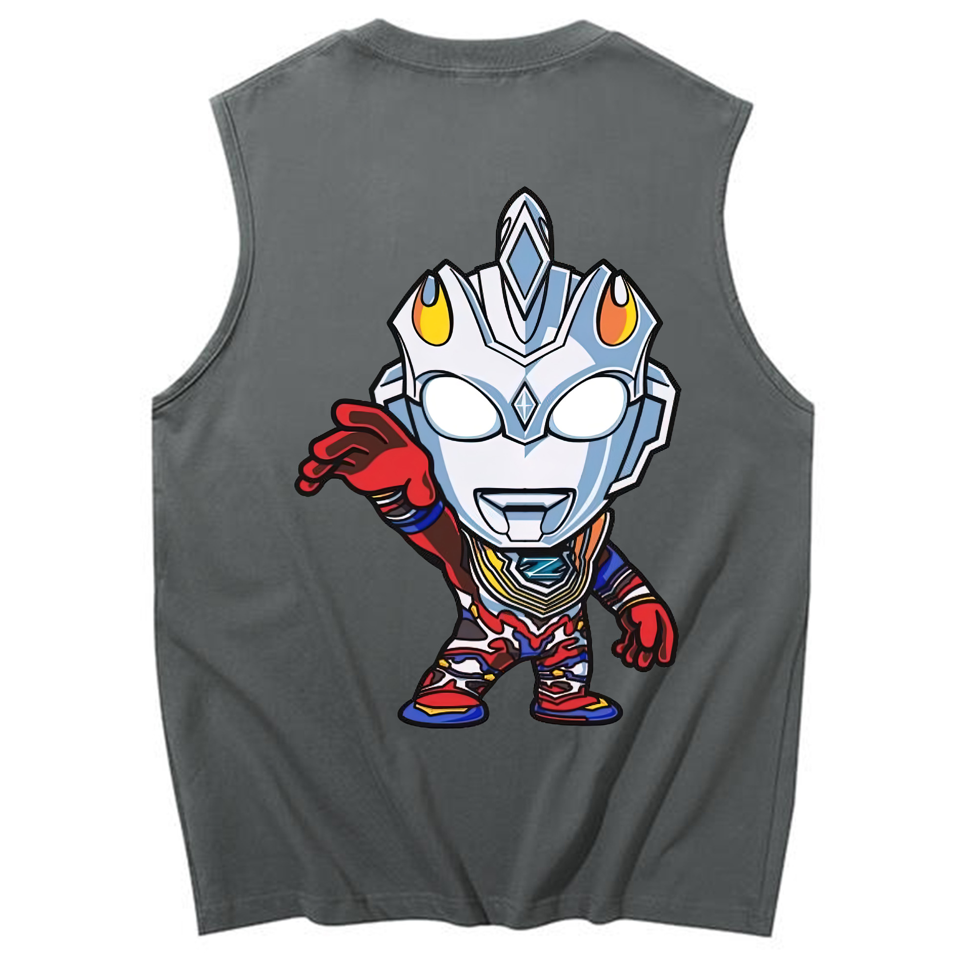 （画像用） ウルトラマン Ultraman コットン100％タンクトップ（背面プリント）